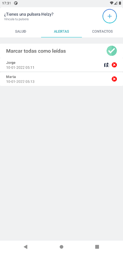 Posición GPS